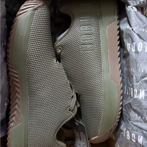 NOBULL Olive and Brown Knit Training Shoes